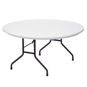 4 ft. Round Plastic Folding Table (seats 6)