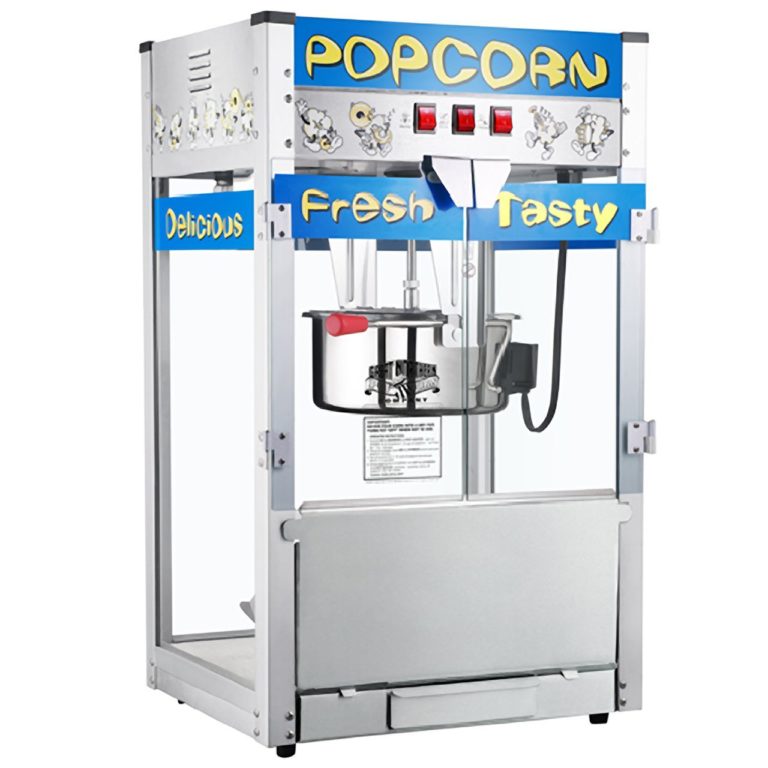 Tabletop Pop Corn Machine, Large, w/64oz popcorn & 72 bags