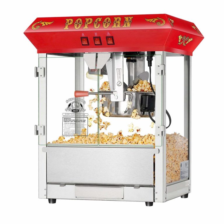 Tabletop Pop Corn Machine, Medium, w/32oz popcorn & 36 bags